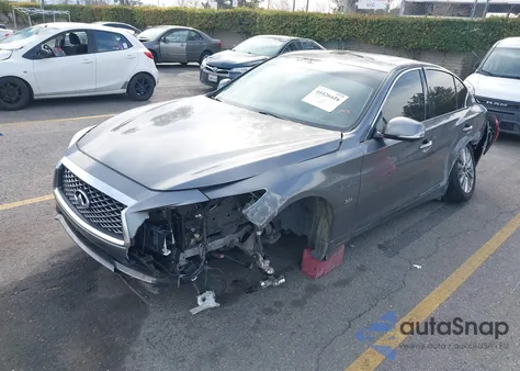 2018 Infiniti Q50 3.0T Luxe z USA, uszkodzony, nr VIN JN1EV7AP4JM357187
